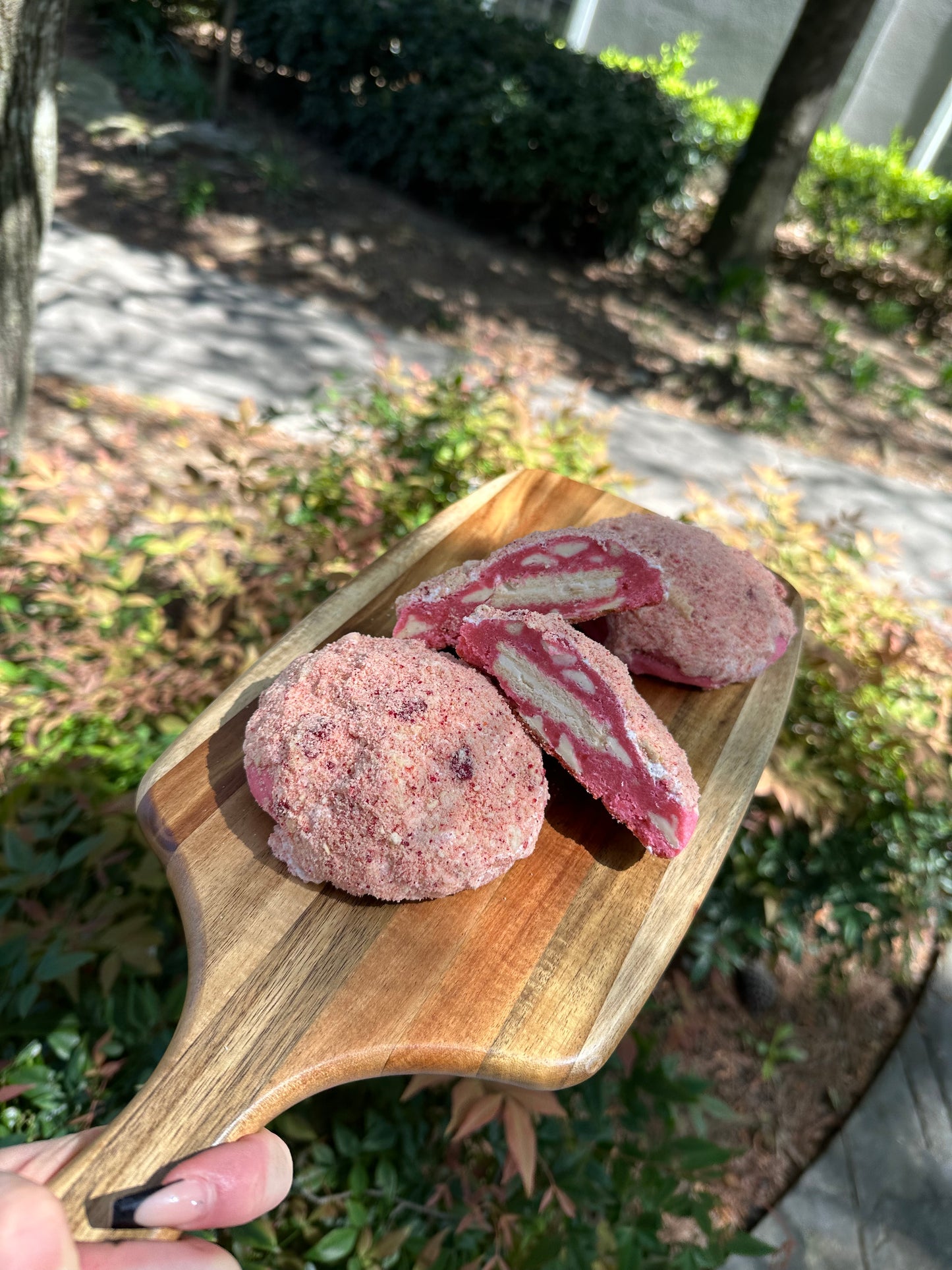 Stuffed Strawberry Shortcake Cookie