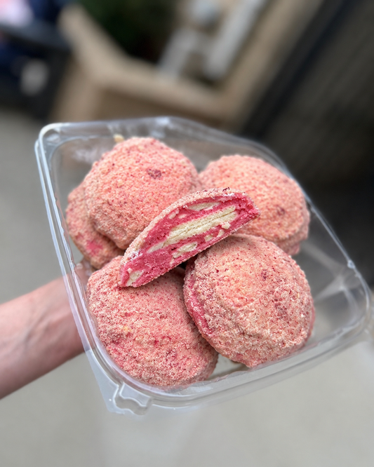 Stuffed Strawberry Shortcake Cookie